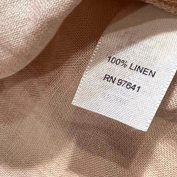 NWT J Jill Linen Single Button Linen Jacket Women’s Size Medium Lagenlook - Picture 4 of 7